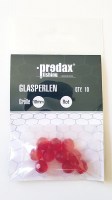 Predax Glasperlen  red 10mm3